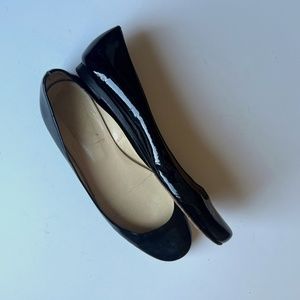 Opening Ceremony Black Patent Leather Ballet Flats | Size 38